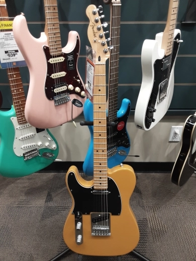 Player Telecaster Left Handed Maple - Butterscotch Blonde